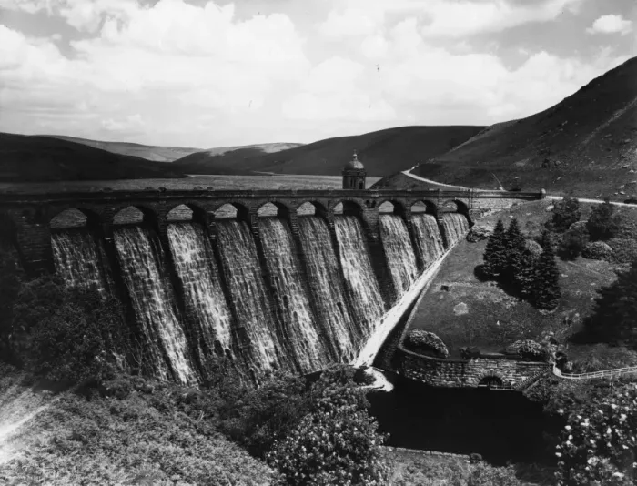 Framed Print : Viaduct. circa 1960: A viaduct in a country setting Framed Print : Viaduct. circa 1960: A viaduct in a country setting