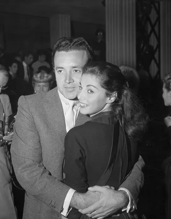 Framed Print : Vic Damone and Pier Angeli Embracing Framed Print : Vic Damone and Pier Angeli Embracing