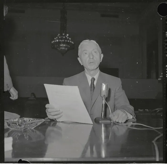 Framed Print : Vice Admiral Hyman C. Rickover Speaking Framed Print : Vice Admiral Hyman C. Rickover Speaking