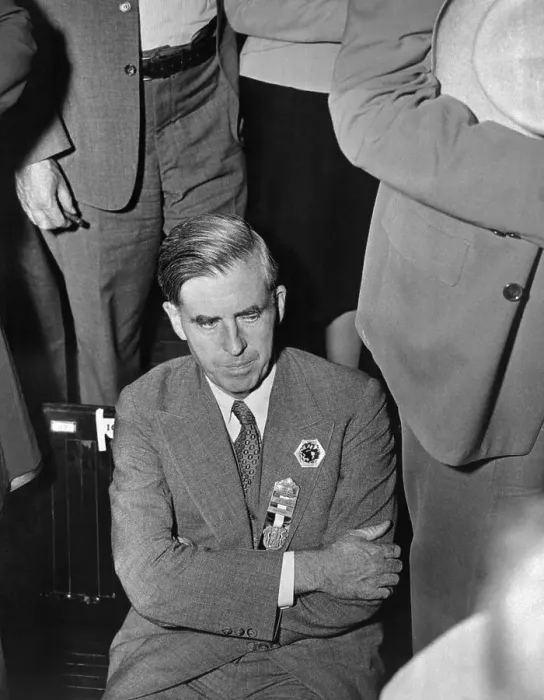 Framed Print : Vice President Henry A. Wallace Reclining Amidst Delegates Framed Print : Vice President Henry A. Wallace Reclining Amidst Delegates