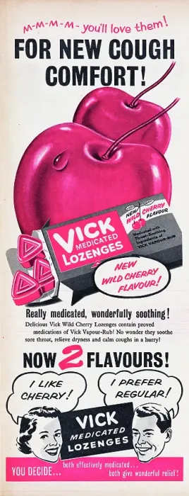 Framed Print : Vick Medicated Lozenges Framed Print : Vick Medicated Lozenges