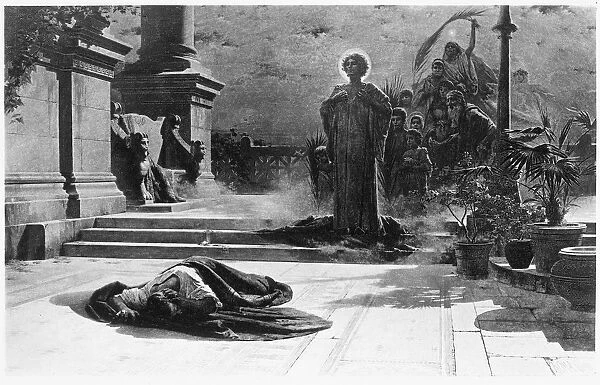 The victims of Galerius engraving 1894