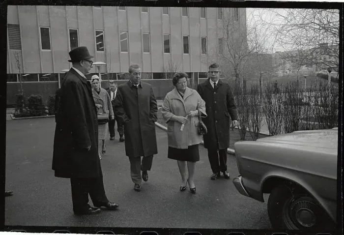 Framed Print : Victims Parents and Detective Leaving Court Framed Print : Victims Parents and Detective Leaving Court