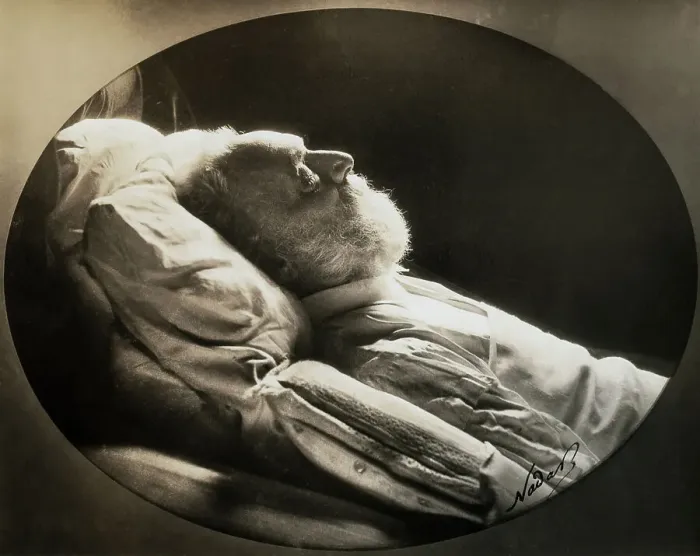 Framed Print : Victor Hugo On His Deathbed Framed Print : Victor Hugo On His Deathbed