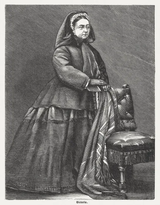 Framed Print : Victoria (1819 - 1901), Queen of Great Britain, published 1871 Framed Print : Victoria (1819 - 1901), Queen of Great Britain, published 1871
