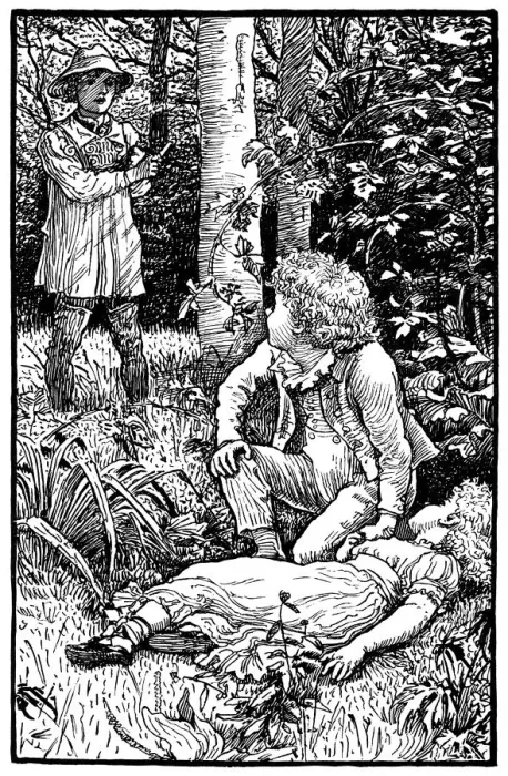Framed Print : Victorian children in the woods Framed Print : Victorian children in the woods