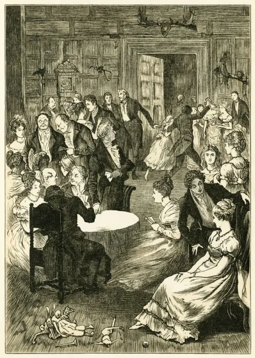 Framed Print : Victorian Christmas revels Framed Print : Victorian Christmas revels