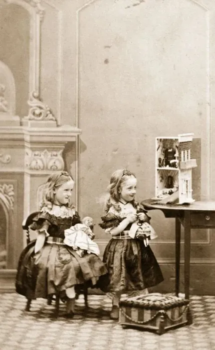 Framed Print : Victorian Dolls Framed Print : Victorian Dolls