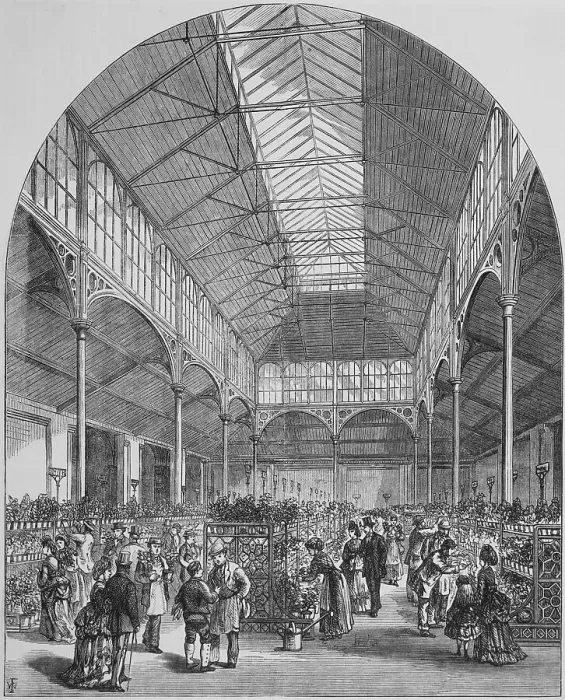 Framed Print : Victorian Flower Market Framed Print : Victorian Flower Market