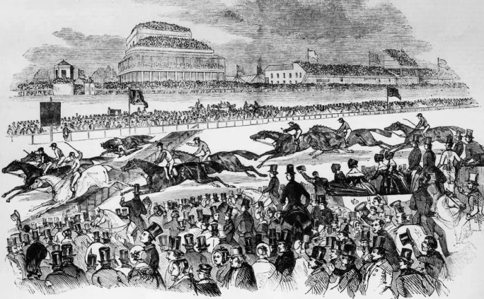 Framed Print : Victorian Grand National Framed Print : Victorian Grand National