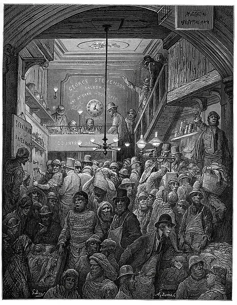 Victorian London - Billingsgate Market