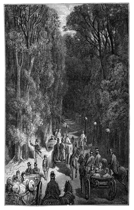 Framed Print : Victorian London - Home from Holland House Framed Print : Victorian London - Home from Holland House