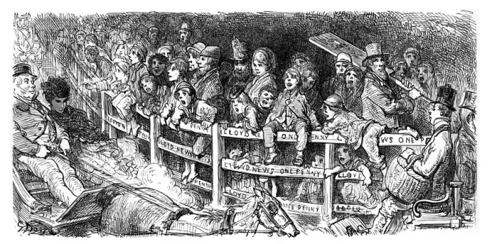 Framed Print : Victorian London - On the road Framed Print : Victorian London - On the road