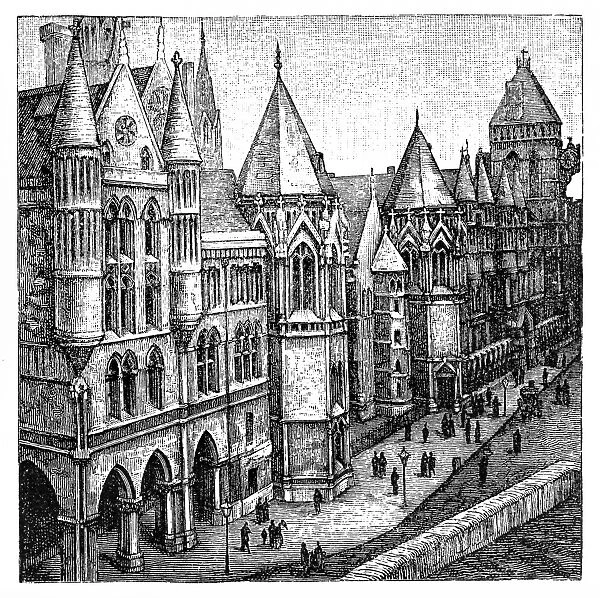 Victorian London - Royal Courts of Justice