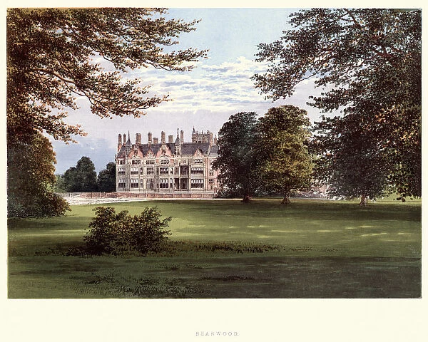 Victorian mansion, Bearwood House, Hurst, Berkshire