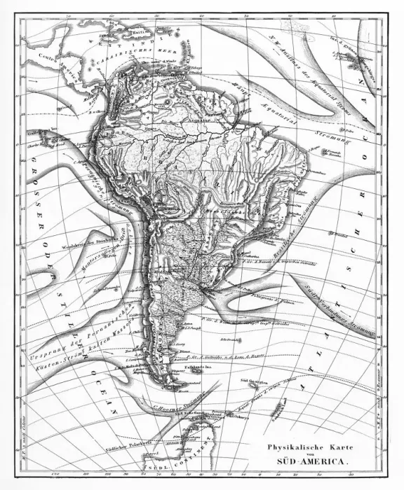 Framed Print : Victorian Map of North America