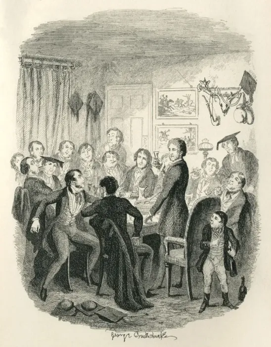 Framed Print : Victorian public school teachers convivial evening