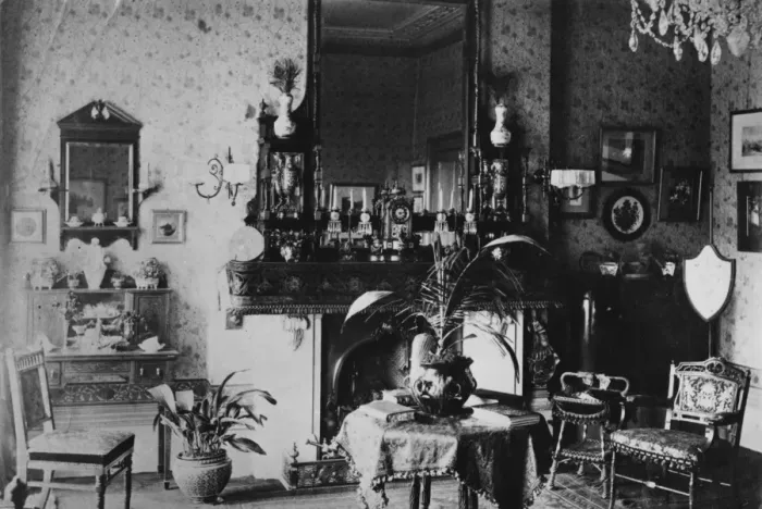Framed Print : Victorian Sitting Room