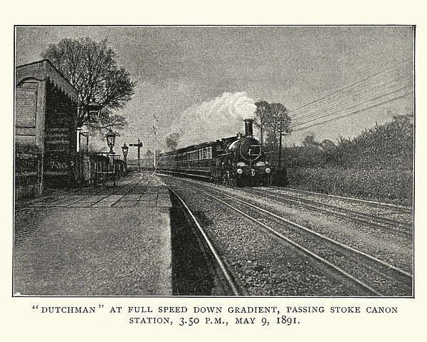 Victorian steam train the Dutchman