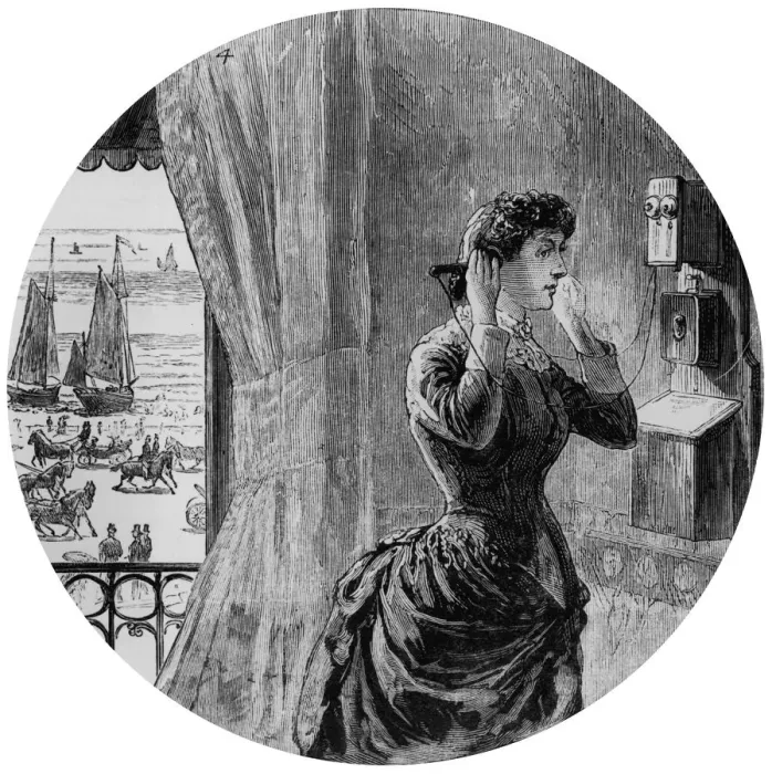 Framed Print : Victorian Telephone Framed Print : Victorian Telephone