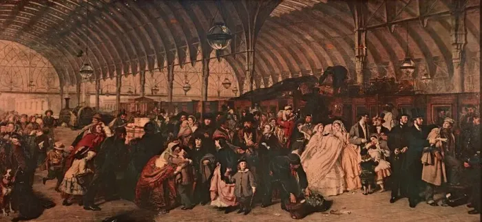Framed Print : Victorian Travellers Framed Print : Victorian Travellers