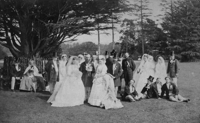 Framed Print : Victorian Wedding Framed Print : Victorian Wedding