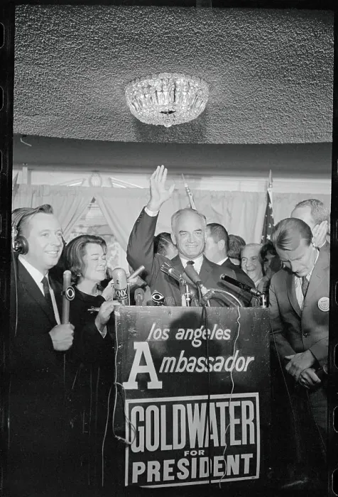 Framed Print : Victorious Barry Goldwater Framed Print : Victorious Barry Goldwater