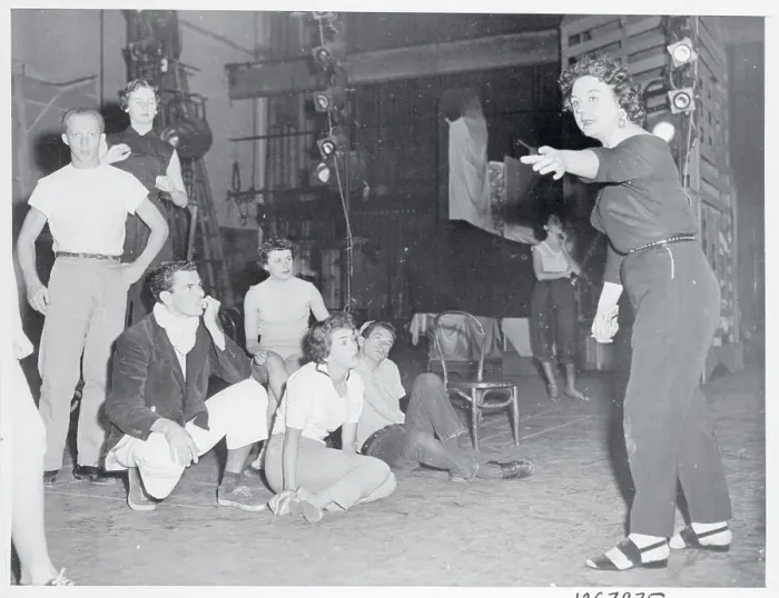 Framed Print : Vida Hope Conducting a Rehearsal Framed Print : Vida Hope Conducting a Rehearsal