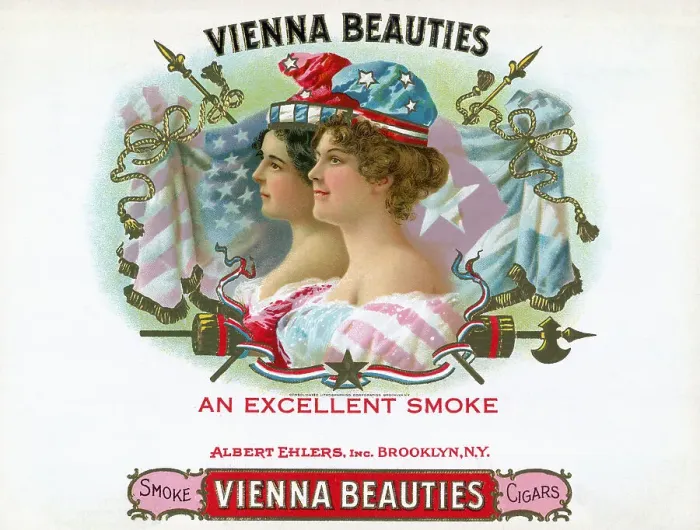 Framed Print : Vienna Beauties Cigar Box W / Women Framed Print : Vienna Beauties Cigar Box W / Women