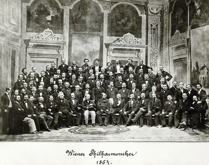 Framed Print : Vienna Philharmonic Orchestra In 1864 Framed Print : Vienna Philharmonic Orchestra In 1864