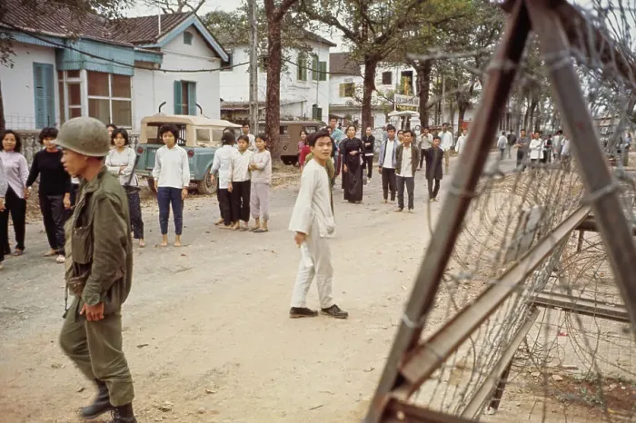 Framed Print : Viet Cong Attack, Hue Framed Print : Viet Cong Attack, Hue