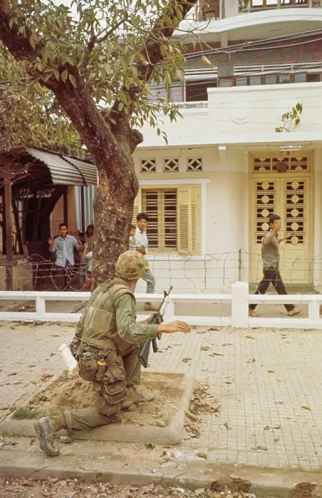 Framed Print : Viet Cong Attack, Hue Framed Print : Viet Cong Attack, Hue