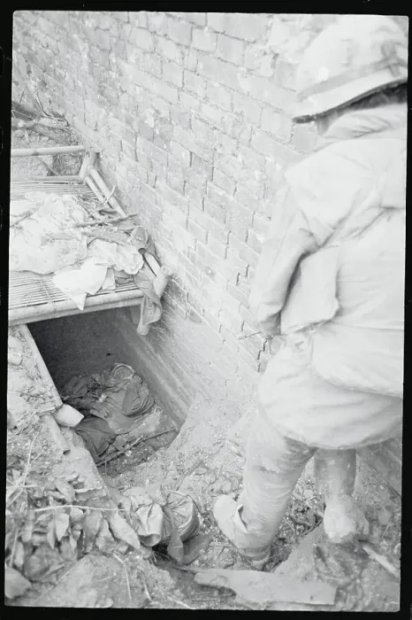 Framed Print : Viet Cong Hiding in Pit Framed Print : Viet Cong Hiding in Pit