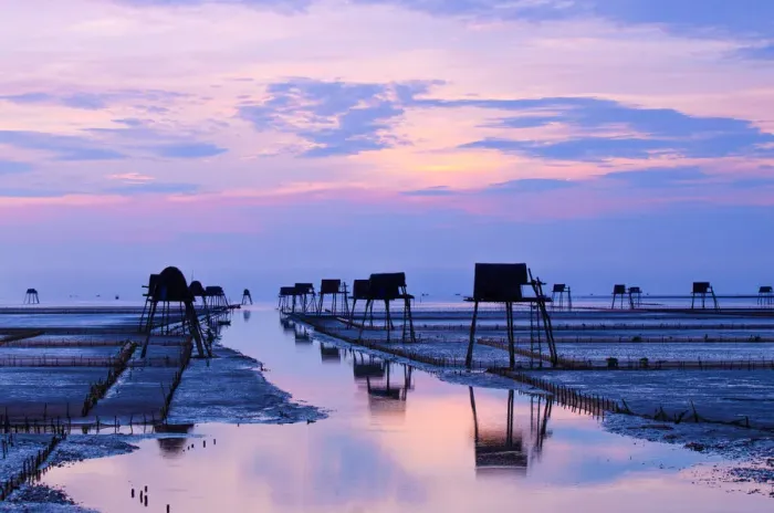 Framed Print : Vietnam landscape - Dong Chau - Thai Binh