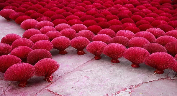 Vietnam - Red and Pink Incense