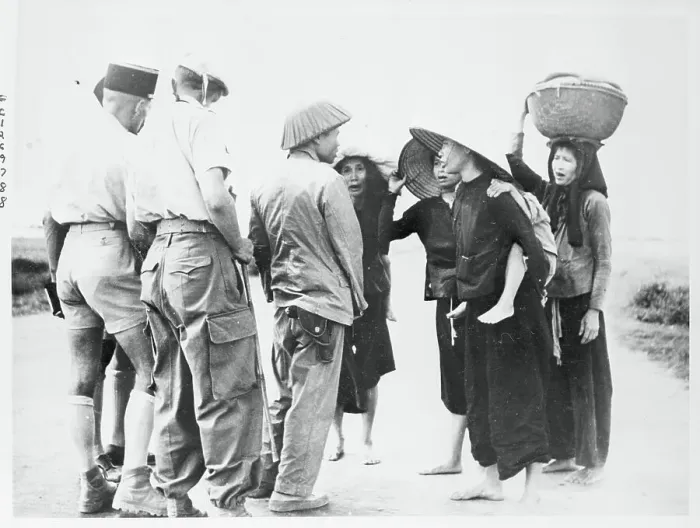 Framed Print : Vietnam Refugees Needing Help Framed Print : Vietnam Refugees Needing Help