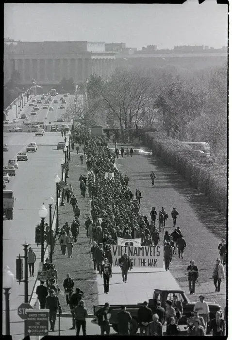Framed Print : Vietnam Veterans Demonstrate In Dc Framed Print : Vietnam Veterans Demonstrate In Dc