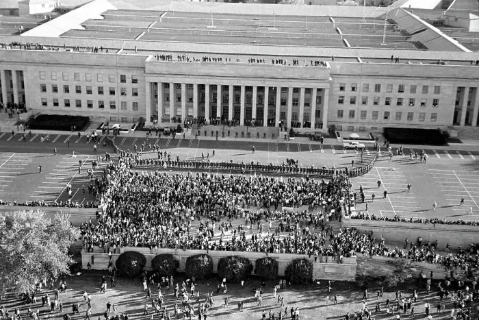 Framed Print : Vietnam War Protest at the Pentagon Framed Print : Vietnam War Protest at the Pentagon