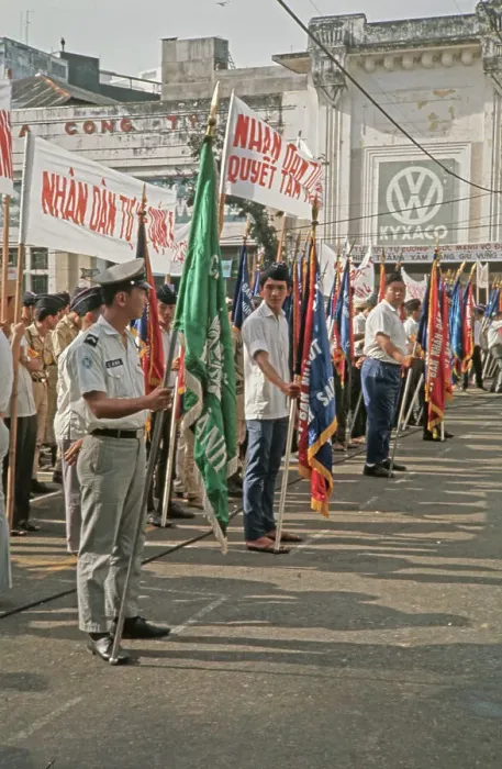 Framed Print : Vietnam War Protest, Saigon Framed Print : Vietnam War Protest, Saigon