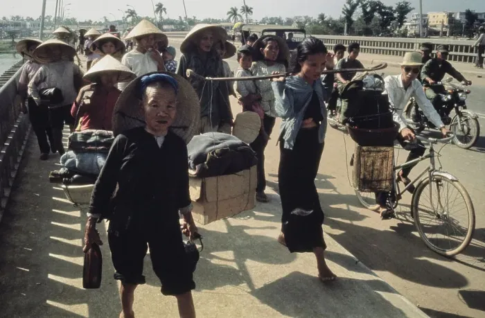 Framed Print : Vietnam War Refugees Framed Print : Vietnam War Refugees