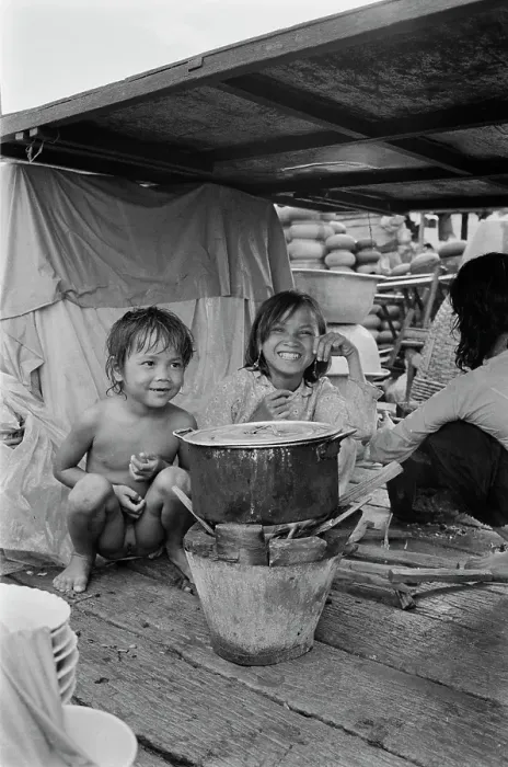 Framed Print : Vietnamese Children, Saigon Framed Print : Vietnamese Children, Saigon