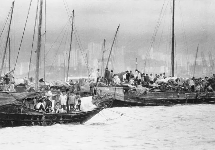Framed Print : Vietnamese Flee To Hong Kong Framed Print : Vietnamese Flee To Hong Kong