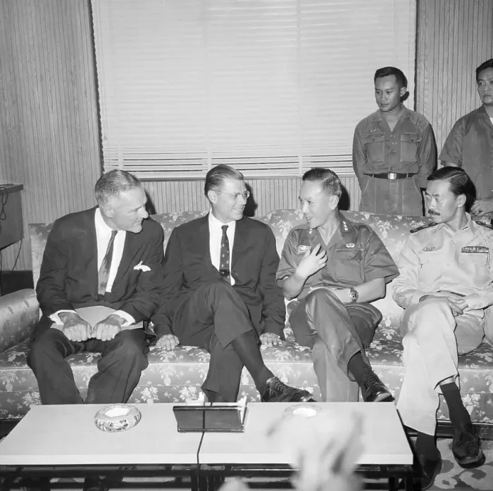 Framed Print : US and Vietnamese Leaders Meeting Framed Print : US and Vietnamese Leaders Meeting