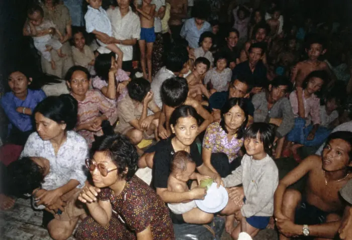 Framed Print : Vietnamese Refugees