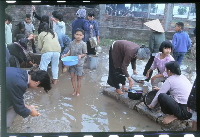Framed Print : Vietnamese Refugees Framed Print : Vietnamese Refugees