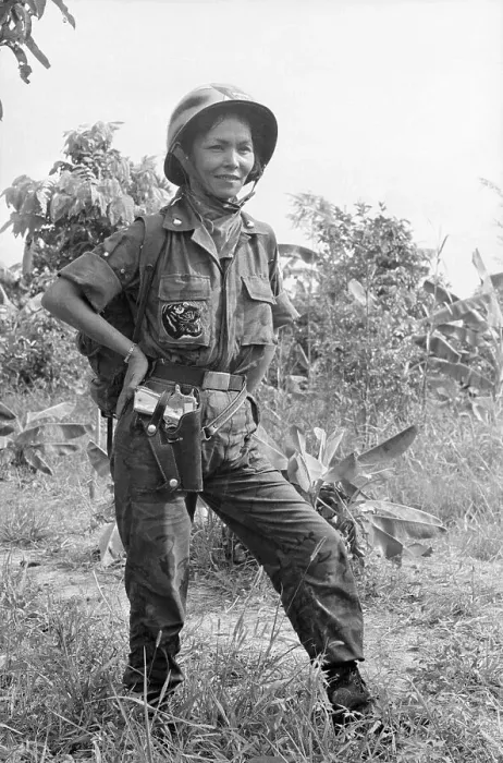 Framed Print : Vietnamese Woman Soldier During Vietnam War Framed Print : Vietnamese Woman Soldier During Vietnam War