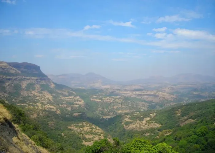 Framed Print : The view. Captured from Harishchandragad, one of the most famous trekking Framed Print : The view. Captured from Harishchandragad, one of the most famous trekking