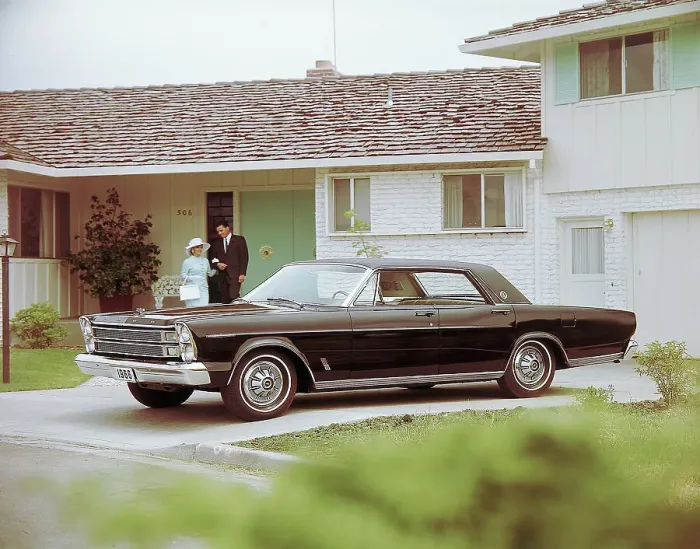 Framed Print : View Of The 1966 Ford Limited Framed Print : View Of The 1966 Ford Limited