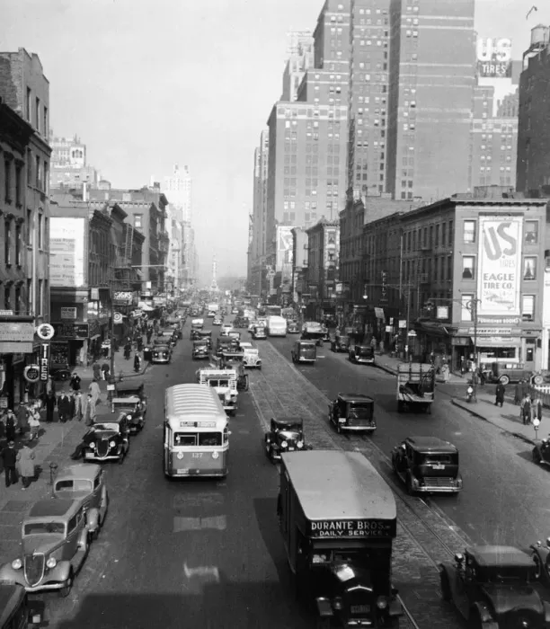 Framed Print : View Of 8th Avenue Framed Print : View Of 8th Avenue