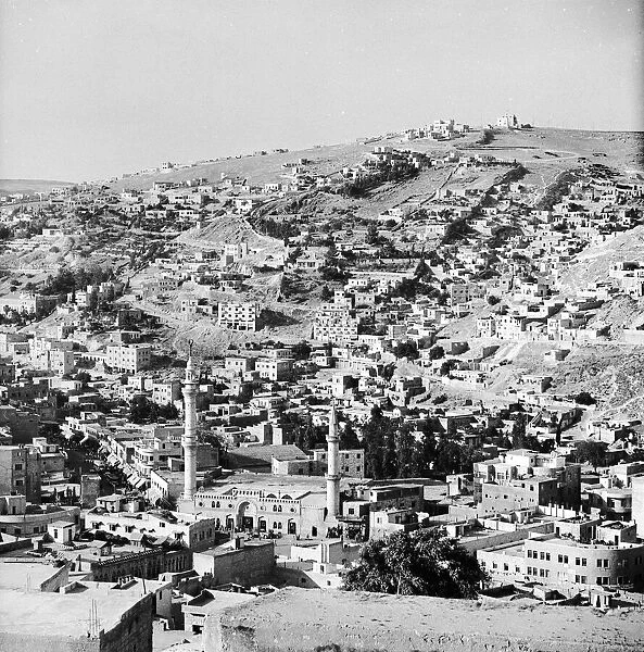 Amman. 1955: A view of Amman, the capital of Jordan